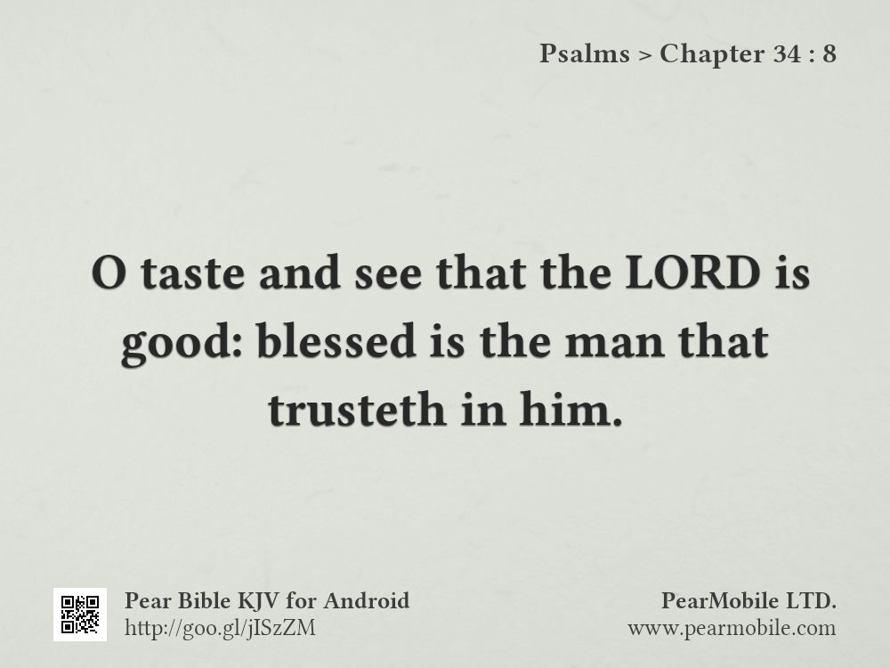 Psalms, Chapter 34:8